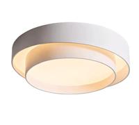 MTNROO Plafonnier Style Français Pour La Maison 3 Luminaires LED Circulaires À Intensité Variable Panneau Lumineux D'intérieur Personnalisé Tendance Pour La Protection Des Yeux Pour Salon Chambre