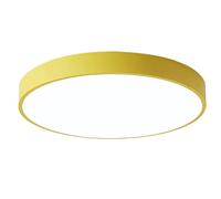MTNROO Plafonniers Circulaires Ultra-fins 3 Plafonniers Plats Modernes Et Personnalisés À Intensité Variable Panneaux Lumineux Créatifs À Économie D'énergie Luminaires À Abat-jour Colorés