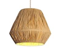 MTNROO Suspension En Raphia Tissé À La Main Grandes Suspensions Décoratives En Rotin Pour Cuisine Et Couloir Lustre En Bambou Tressé Plafonnier Créatif Et Naturel Pour Restaurants, Bars Et Bars