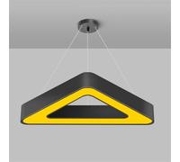 MTNROO Suspension Triangulaire Couleur Macaron Lampe Suspendue Minimaliste Réglable En Hauteur Lustre Design Industriel (1 Pièce) Lampe Plafond Pour Réception, Bureau, Magasin, Salle De Billard,