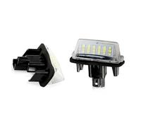 MTPIVFD plaque d'immatriculation arrière Pour Toyota Auris E1 E18 Avensis Avalon Camry Hybride Corolla Fielder Esquire EZ Prius C 2 Pièces Lumière Plaque D'immatriculation LED Blanc Brillant