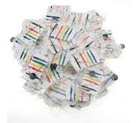 MTQY Lot de 100 kits de couture individuels avec fil simple et aiguille pour hôtel, kit de couture de voyage