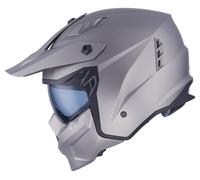MTR Battle-X II Casque Jet Mat/Titane S unisex noir