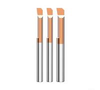 MTR Outil d'alésage en acier, petit diamètre pour acier, fer, alliage d'aluminium, traitement de rainure de filetage anti-vibration (3R0.15XL15XD4)