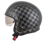 MTR RJ-1 casque jet Mat/Noir/Gris S unisex