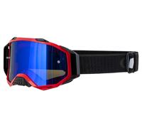 MTR S15 Pro rouge/bleu glossy Lunettes de motocross unisex