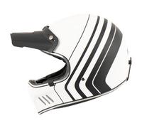 MTR Vintage-MX Evo Casque rétro offroad blanc XS