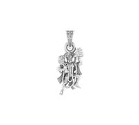 Mtrolls Pendentif Dieu Hanuman en argent sterling 925 | 3 g - 600565897, petit, argent sterling, Small, Argent sterling