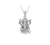 Mtrolls Pendentif Dieu religieux Ganesh en argent sterling 925 | 925 | 3,0 g - 600565878, petit, argent sterling, Small, Argent sterling