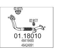 MTS Company 01.18010 Tuyau d'échappement