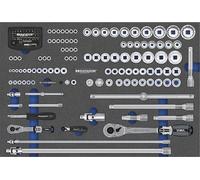 MTS jeu de douilles, 145 pces, 1/4-3/8-1/2" (3/3