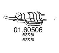 MTS 01.60506 Silencieux arrière