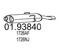 MTS Silencieux arrière Pot d'Échappement 01.93840 pour CITROËN SAXO (S0, S1)