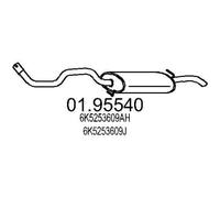 MTS Silencieux arrière Pot d'Échappement 01.95540 pour VW Polo III Classic (6V2)