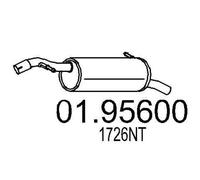 MTS Silencieux arrière Pot d'Échappement 01.95600 pour CITROËN C3 I 3/5 portes