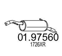 MTS 01.97560 Silencieux arrière