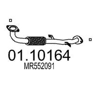 MTS Tuyau d'échappement Ligne d'échappement 01.10164 avant 990mm 3,15kg