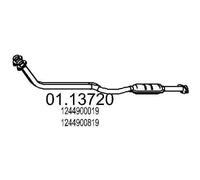 MTS Tuyau d'échappement Ligne d'échappement 01.13720 avant 1530mm 8,12kg