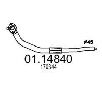 MTS 01.14840 Tuyau d'échappement
