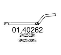 MTS Tuyau d'échappement Ligne d'échappement 01.40262 avant pour VW Caddy III Van