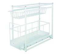 MTS Under Sink Storage Rack Kitchen Unit Bathroom Cupboard Tidy 2 Tier Organiser by TP-Products