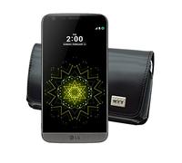 MTT Étui horizontal pour LG G5 | LG G5 se horizontal en cuir pour Téléphone Portable avec clip et dragonne de sécurité