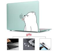 MTT Mallette Pour Ordinateur Portable Pour Apple Macbook Air Pro Retina Tactile bar Lumière Ampoule Couverture Imprimée pour mac livre 12 pouce Dur Cas - For 13retina A1502 A1425 - -Matte vert