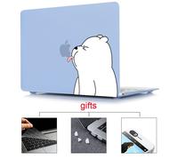 MTT Mallette Pour Ordinateur Portable Pour Apple Macbook Air Pro Retina Tactile bar Lumière Ampoule Couverture Imprimée pour mac livre 12 pouce Dur Cas - For 13retina A1502 A1425 - -Matte bleu