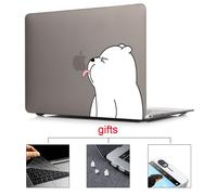 MTT Mallette Pour Ordinateur Portable Pour Apple Macbook Air Pro Retina Tactile bar Lumière Ampoule Couverture Imprimée pour mac livre 12 pouce Dur Cas - For 13retina A1502 A1425 - -Matte gris