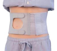 MTTXY Ceinture de Stomie, Ceinture de Soutien de Stomie Réglable, Ceinture de Colostomie Portable, Ceinture de Stomie Universelle Aide à Protéger Le Sac de Stomie pour Hommes et Femmes,L