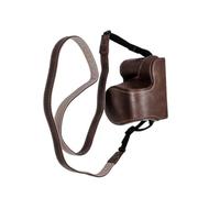 Mtucegi Housse de transport pratique anti-rayures avec sangle - Texture cuir - Convient pour ranger une pochette de voyage