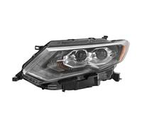 Mtuqvma Ensemble Lampe Phares Pour Nissan Pour Rogue 2019 2020 Ensemble Phare LED Avec Ampoules Projecteur À Lentille Transparente Faisceau Haut Et Bas Feux Avants Auto(1pcs Passenger Side)