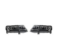 Mtuqvma Phares Voiture Ensemble Pour A6L 2005-2012 Mise À Niveau Modifiée En Clignotant Dynamique Ensemble Phares À LED Pour Voiture(Argent)