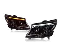 Mtuqvma Phares Voiture Ensemble Pour Benz Vito W447 2016-2023 Mise À Niveau Modifiée En Clignotant Dynamique À LED Ensemble Phares À Voiture(Left Hand Drive)