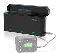 Mtutu Chargeur pour Batterie Go-Pro Hero 12/11/10/9 3-Canaux Boîte Rechargeable de Pile avec Stockage/Chargement/Chargement Inversé, Compatible avec Batterie Origine Go-Pro Hero/9/10/11/12