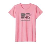 MTV American Flag MTV Logo T-Shirt, Femme, Rose, XS