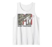 MTV Camouflage Print Logo Débardeur