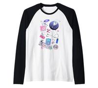 MTV Girly Y2K Trinkets Collage 2000's Retro Music Television Manche Raglan