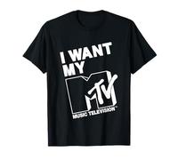 MTV I Want My MTV Distressed Block Logo T-Shirt