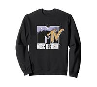 MTV Late Night Forest Fill Music Television Sweatshirt