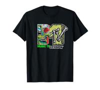 MTV Logo Dinosaur Caveman Rock And Bone T-Shirt