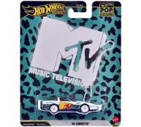 Hot Wheels Voiture moulée sous pression '84 Corvette MTV Premium Pop Culture
