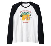 MTV Rafraîchissant Fraîchement Cueilli Boisson À L'Ananas Manche Raglan