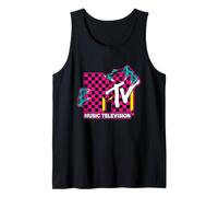 MTV Retro Vintage Checkered Monster Hands Débardeur