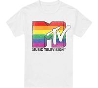MTV - T-shirt "Pride" pour homme TV6303 (3XL) (Blanc)