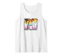 MTV Vintage Tropical Sunset Music Television Débardeur