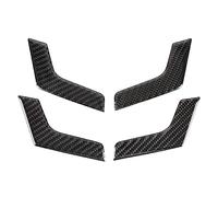 MTVTFECEWG 4 Pièces Voiture Porte Intérieure Poignée Panneau En Fiber Carbone Décoration Cadre Couverture Intérieur Pour Mercedes Pour Benz W204