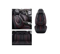 MTVTFECEWG 5 Pièces Housses De Siège De Voiture Ensemble Complet pour Ford pour Cinq Cents pour Focus pour Électrique pour Focus RS/St pour Edge pour Fusion(Black Red Line)