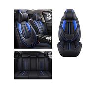 MTVTFECEWG 5 Pièces Housses De Siège De Voiture Ensemble Complet pour Ford pour Cinq Cents pour Focus pour Électrique pour Focus RS/St pour Edge pour Fusion(Black Blue)