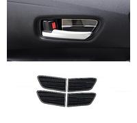 MTVTFECEWG Car Styling Porte Intérieure Poignée Bol Couvre Garnitures Accessoires Pour Toyota Pour Corolla 2019 2020 2021 2022 E210 12e (Black)